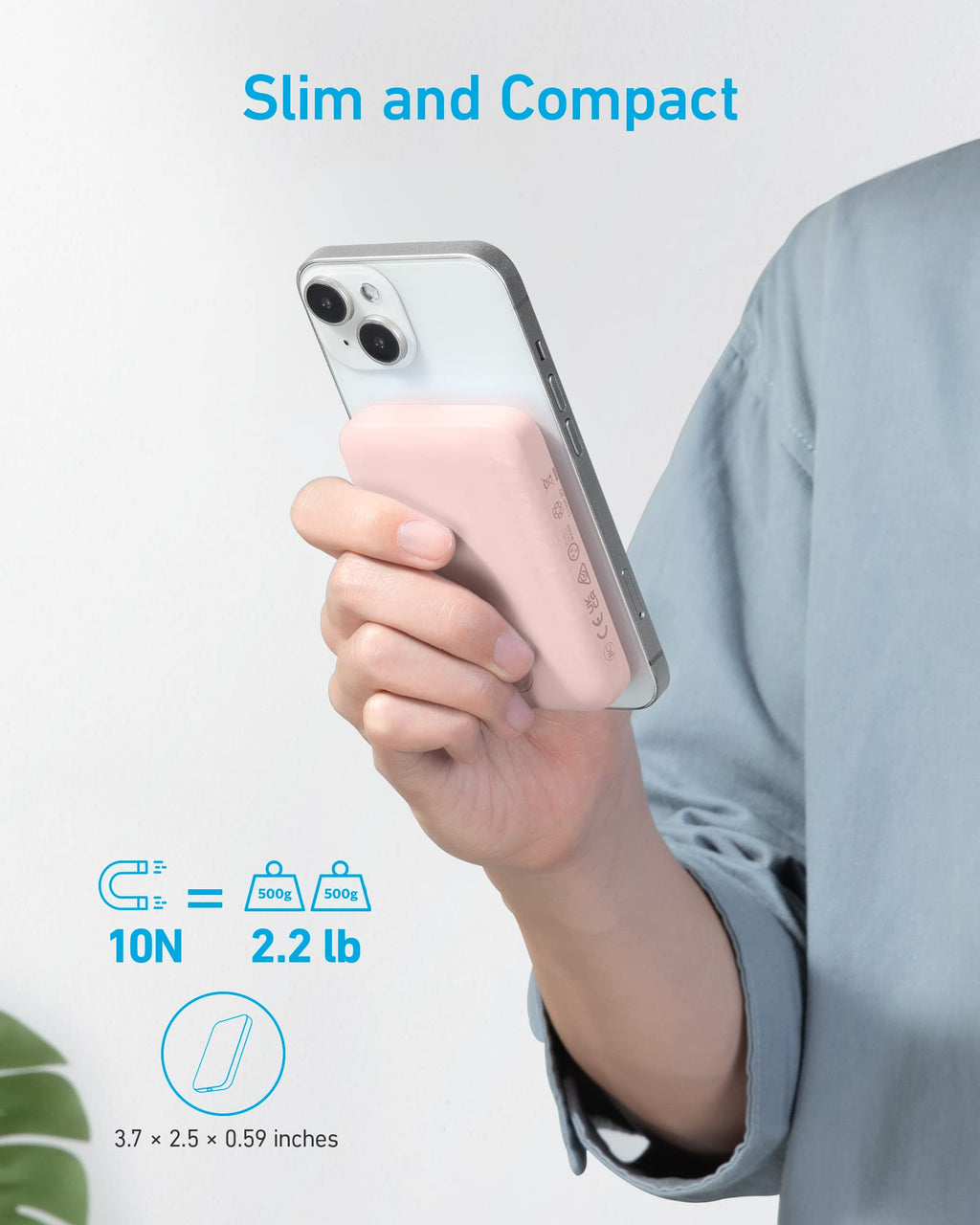 Anker <b>321</b> MagGo Battery (PowerCore Magnetic 5K)